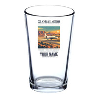 Thumbnail for Bombardier Global 6500 - Poster + Name - Beer & Water Glass