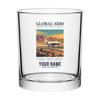 Thumbnail for Bombardier Global 6500 - Poster + Name - Special Whiskey Glass