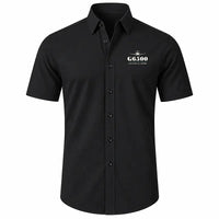 Thumbnail for Bombardier Global 6500 - Short Sleeve Shirt - Heritage - Black