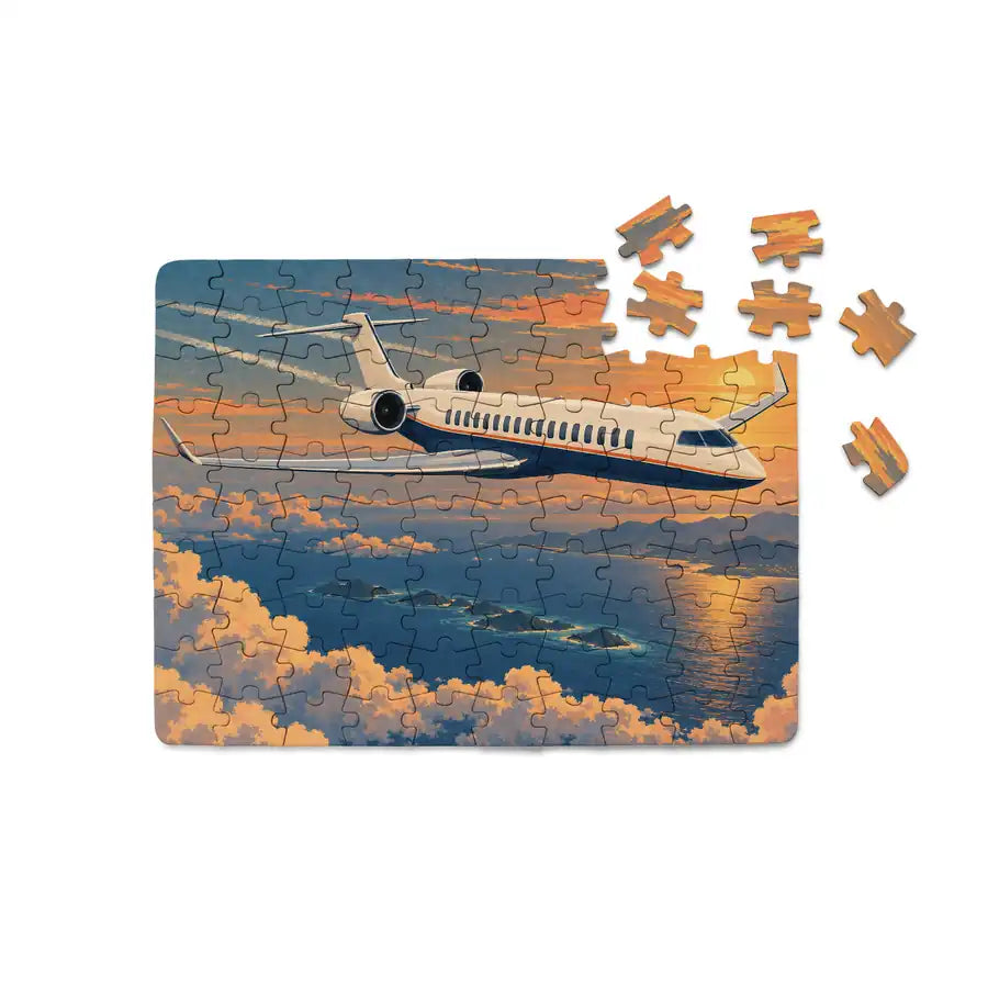 Bombardier Global 7500 - 3D - Puzzle