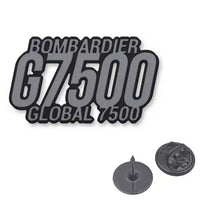 Thumbnail for Bombardier Global 7500 - Hollow Pin - Tag - Black