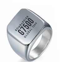 Thumbnail for Bombardier Global 7500 - Ring - Tag - Silver
