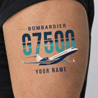 Thumbnail for Bombardier Global 7500 - Tattoo - Original + Name - Man