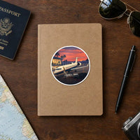 Thumbnail for Bombardier Global 8000 - 3D - Circle Sticker - Notebook