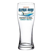 Thumbnail for Bombardier Global 8000 - Cartoon - Pilsner Beer Glass