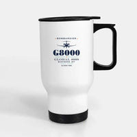 Thumbnail for Bombardier Global 8000 - Heritage - Stainless Steel with Holder - White