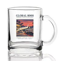 Thumbnail for Bombardier Global 8000 - Poster - Coffee & Tea Glass