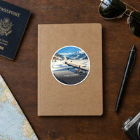 Thumbnail for Bombardier Global Express - 3D - Circle Sticker - Notebook