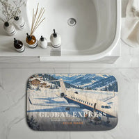 Thumbnail for Bombardier Global Express - 3D + Name - Bath Mat