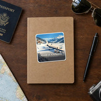 Thumbnail for Bombardier Global Express - 3D - Square Sticker - Notebook