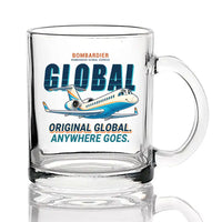 Thumbnail for Bombardier Global Express - Cartoon - Coffee & Tea Glass