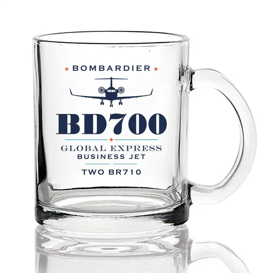 Bombardier Global Express - Heritage - Coffee & Tea Glass
