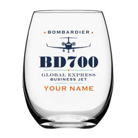 Thumbnail for Bombardier Global Express - Heritage + Name - Water & Drink Glass