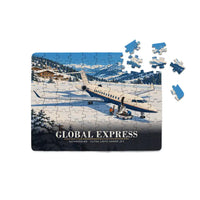 Thumbnail for Bombardier Global Express - Horizontal + Text - Canvas Puzzle