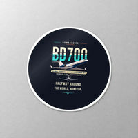 Thumbnail for Bombardier Global Express - Original - Circle Sticker - Close-up