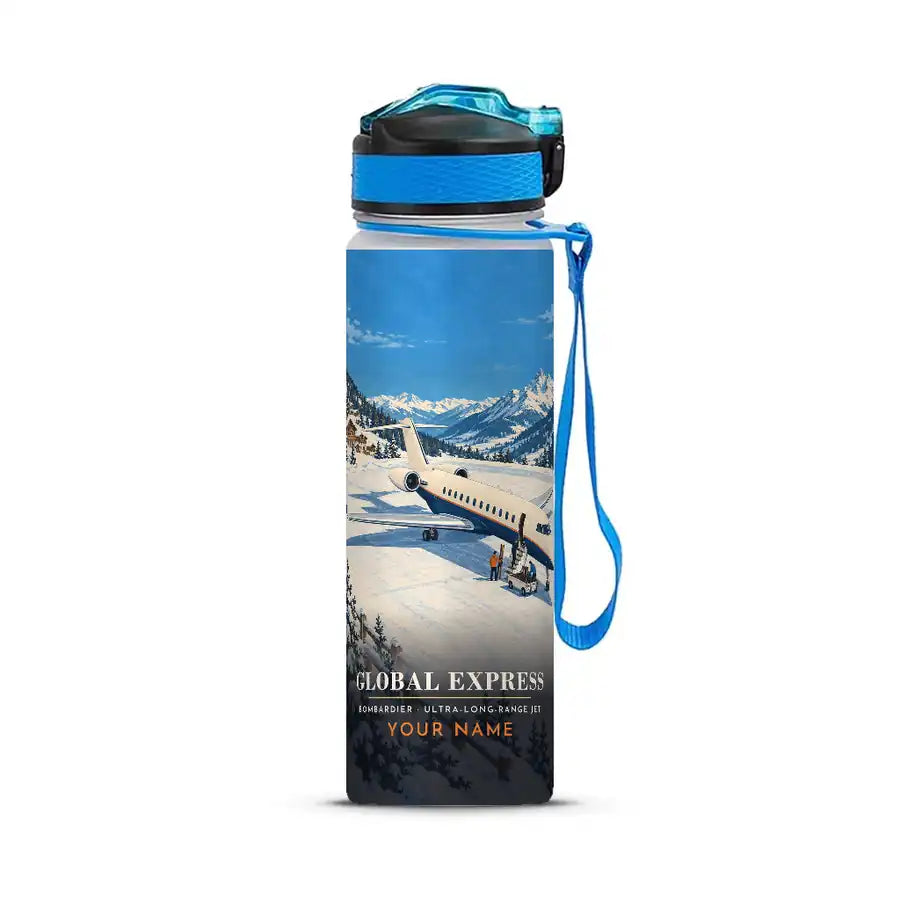 Bombardier Global Express - Sports Kettle - 3D + Name