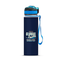 Thumbnail for Bombardier Global Express - Sports Kettle - Cartoon - Navy Blue