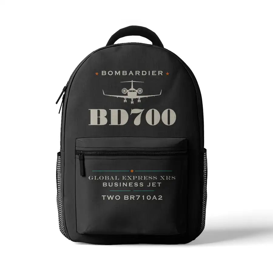 Bombardier Global Express XRS - 3D Backpack - Heritage - Gray