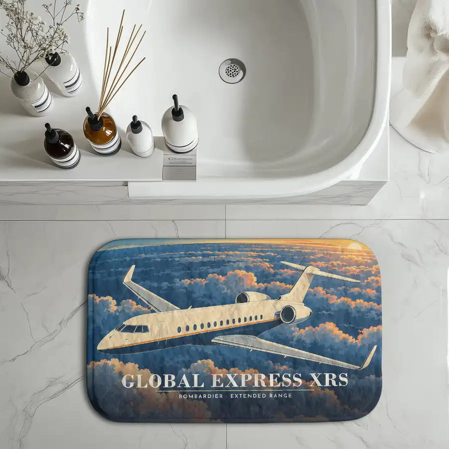 Bombardier Global Express XRS - 3D - Bath Mat