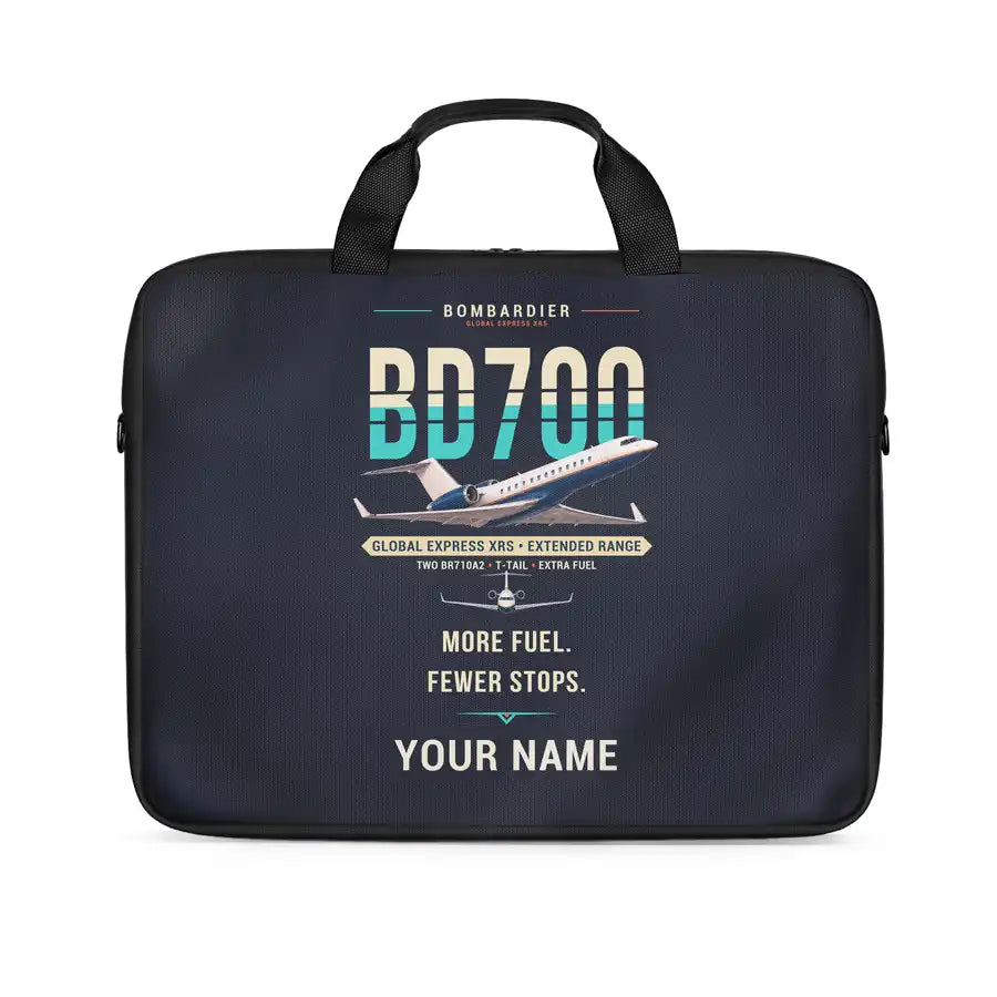 Bombardier Global Express XRS - Original + Name - Laptop Bag