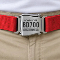Thumbnail for Bombardier Global Express XRS - Seat Belt - Tag - Red