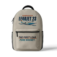 Thumbnail for Bombardier Learjet 23 - 3D Backpack - Cartoon - Beige
