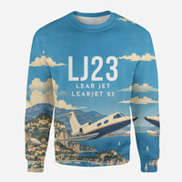 Thumbnail for Bombardier Learjet 23 3D All-Over Print Clothing - Sweatshirt - 3D