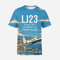 Thumbnail for Bombardier Learjet 23 3D All-Over Print Clothing - T-Shirt - 3D + Name