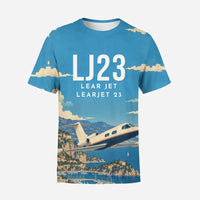 Thumbnail for Bombardier Learjet 23 3D All-Over Print Clothing - T-Shirt - 3D