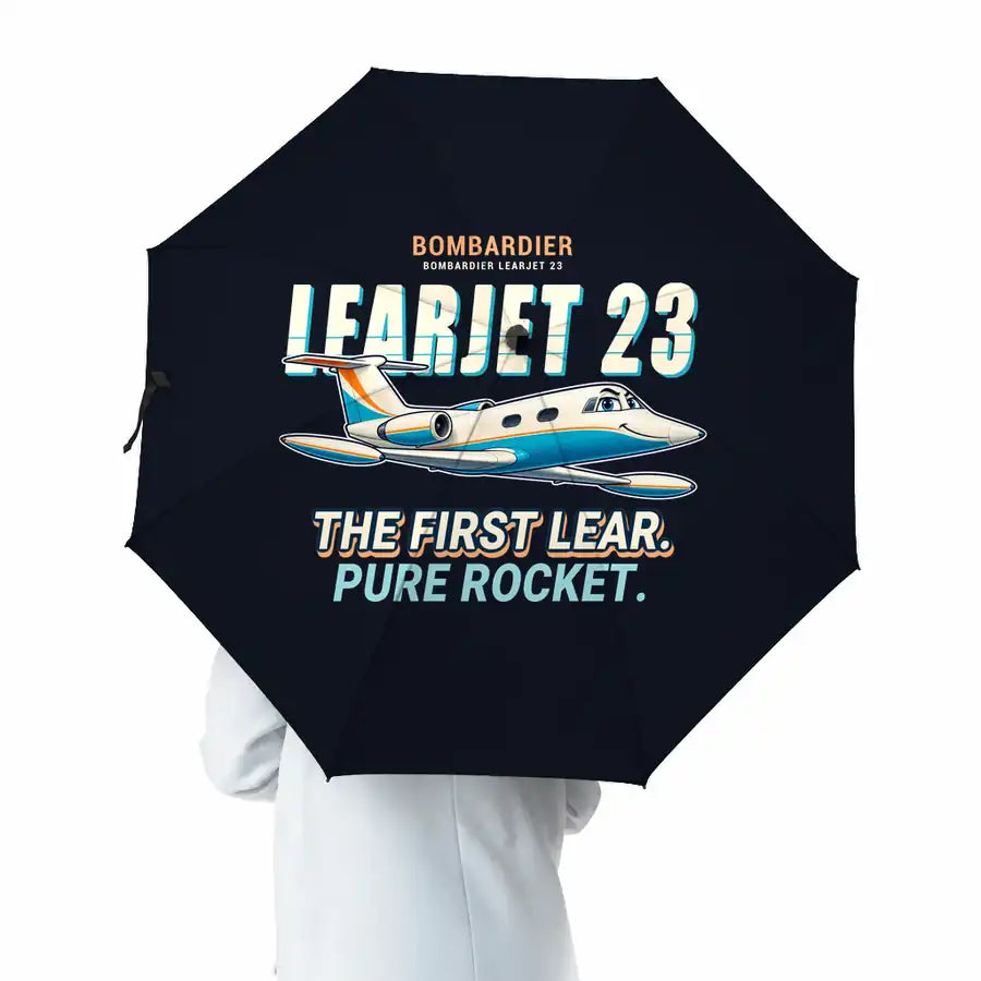 Bombardier Learjet 23 - Cartoon - Umbrella