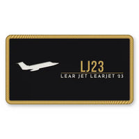 Thumbnail for Bombardier Learjet 23 Patches - Rectangle - Black Gold