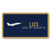 Thumbnail for Bombardier Learjet 23 Patches - Rectangle - Navy Gold