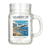 Thumbnail for Bombardier Learjet 23 - Poster - Cocktail Glass (Mason Jar)