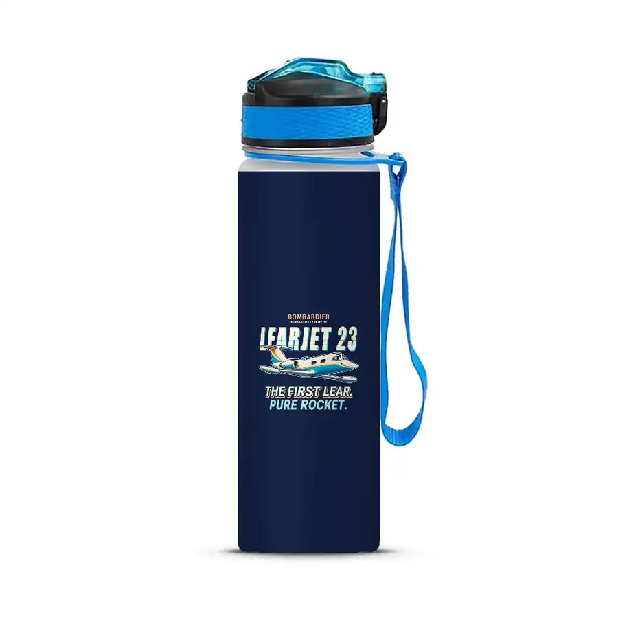 Bombardier Learjet 23 - Sports Kettle - Cartoon - Navy Blue