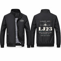 Thumbnail for Bombardier Learjet 23 Stylish Jackets - Stand Collar - Heritage - Black