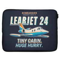 Thumbnail for Bombardier Learjet 24 - Cartoon - Laptop Sleeve