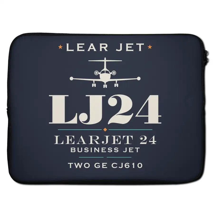 Bombardier Learjet 24 - Heritage - Laptop Sleeve