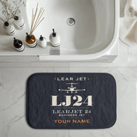 Thumbnail for Bombardier Learjet 24 - Heritage + Name - Bath Mat