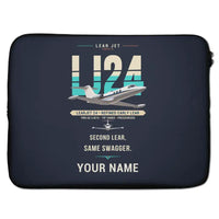 Thumbnail for Bombardier Learjet 24 - Original + Name - Laptop Sleeve