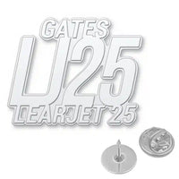 Thumbnail for Bombardier Learjet 25 - Hollow Pin - Tag - Silver