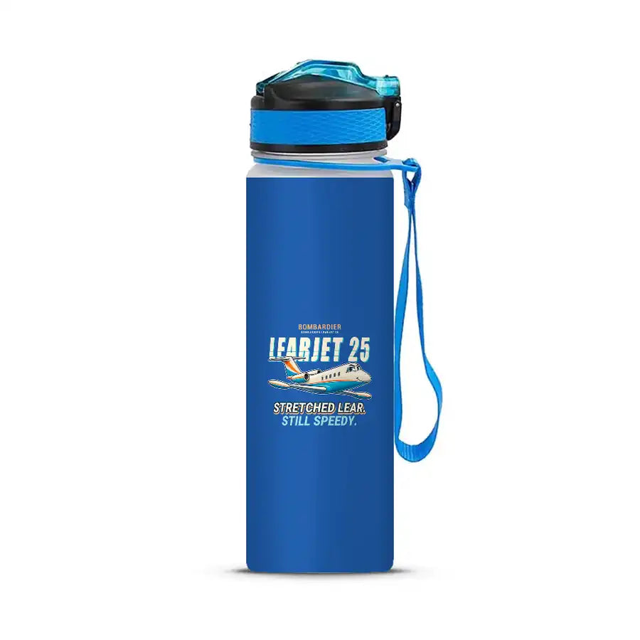 Bombardier Learjet 25 - Sports Kettle - Cartoon - Blue