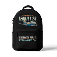 Thumbnail for Bombardier Learjet 28 - 3D Backpack - Cartoon - Black