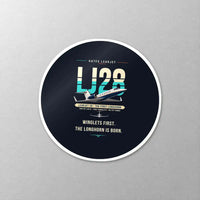 Thumbnail for Bombardier Learjet 28 - Original - Circle Sticker - Close-up