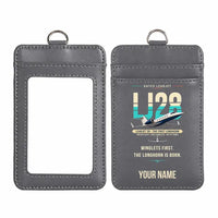 Thumbnail for Bombardier Learjet 28 - Original - ID Card Holder - Gray + Name