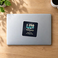 Thumbnail for Bombardier Learjet 28 - Original - Square Sticker - MacBook
