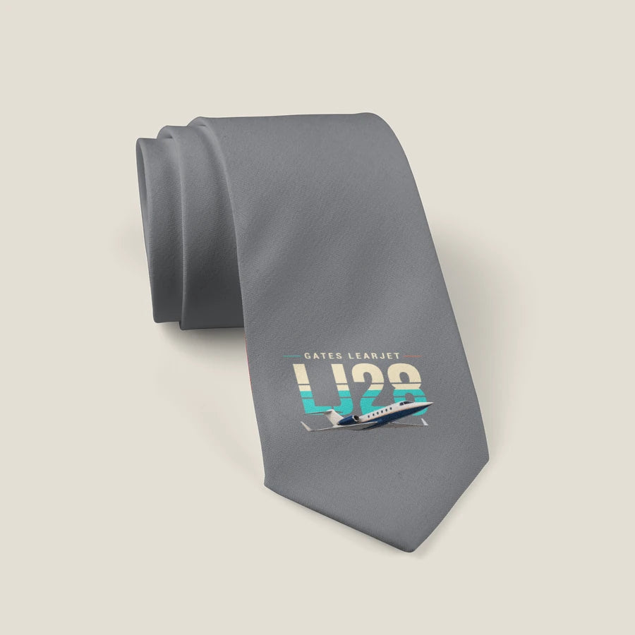 Bombardier Learjet 28 - Original - Tie - Gray