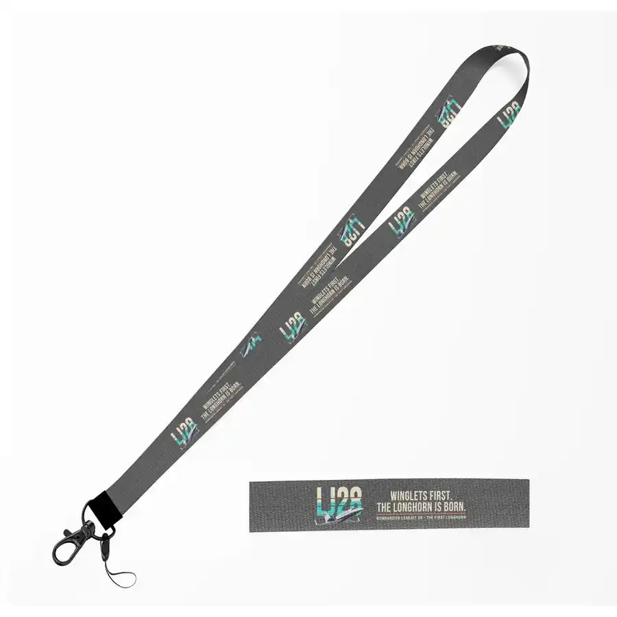 Bombardier Learjet 28 Lanyard & ID Holders lanyard - Original - Gray