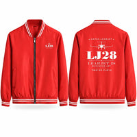 Thumbnail for Bombardier Learjet 28 Stylish Jackets - Baseball Collar - Heritage - Red