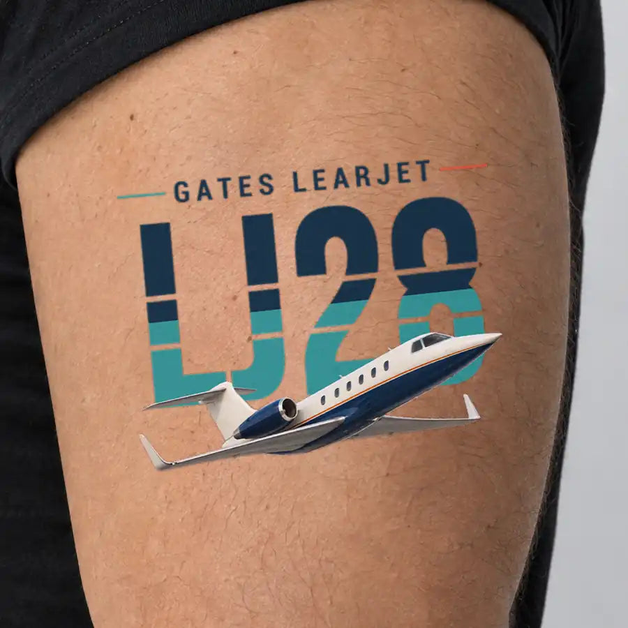 Bombardier Learjet 28 - Tattoo - Original - Man