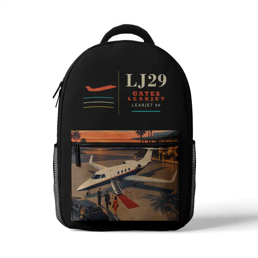 Bombardier Learjet 29 - 3D Backpack - Black